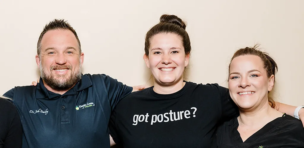 Chiropractor Kingston WA Josh Bailey With Staff